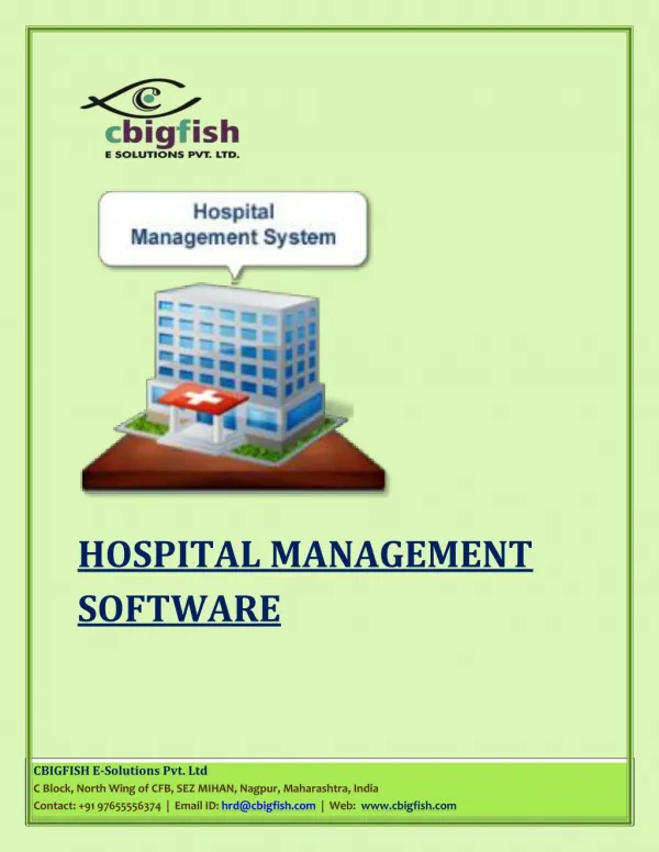 Importance Of Hospital Management Software