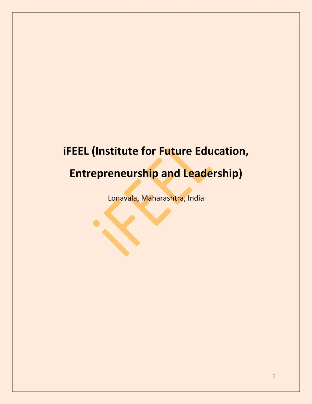 ifeel institute for future education