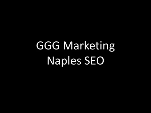 GGG Marketing - Naples SEO
