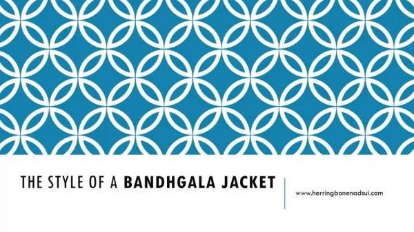 The Styl of badhgala jacket