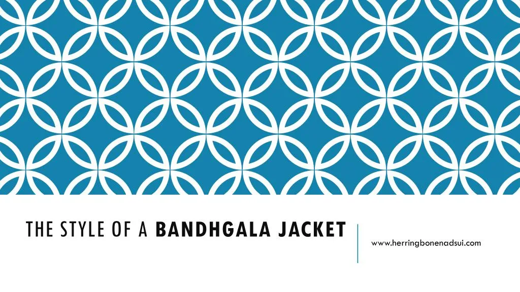 the style of a bandhgala jacket
