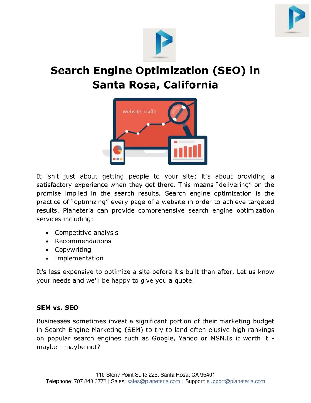 search engine optimization seo in santa rosa
