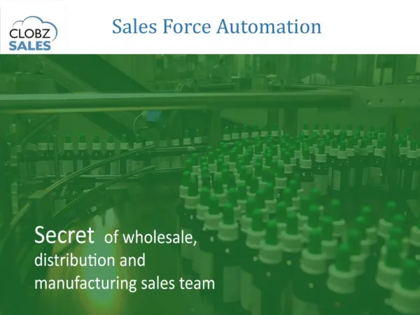 Manage Field Employees - Secret Of Manufacturing Sales Team