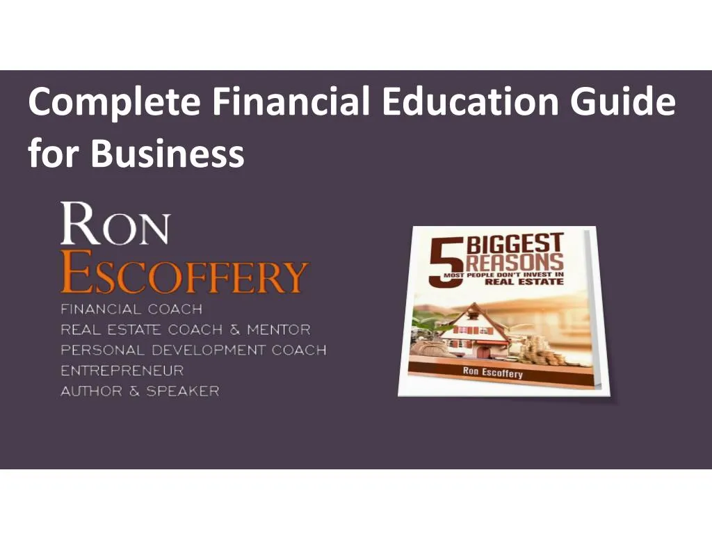 complete financial education guide for business