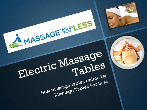 Best Electric Massage Tables Online