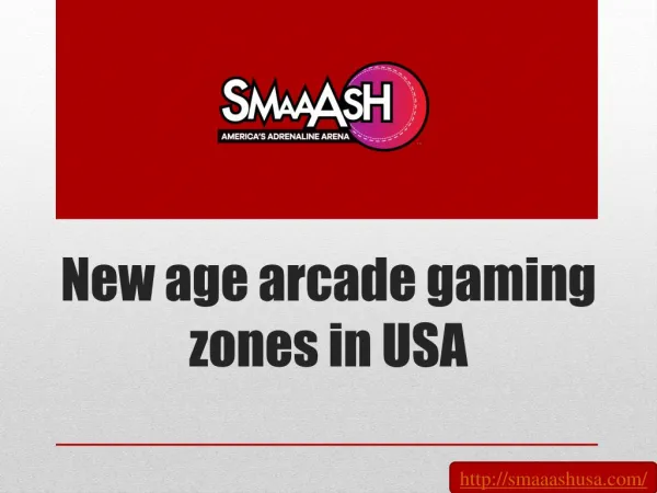 New age arcade gaming zones in USA