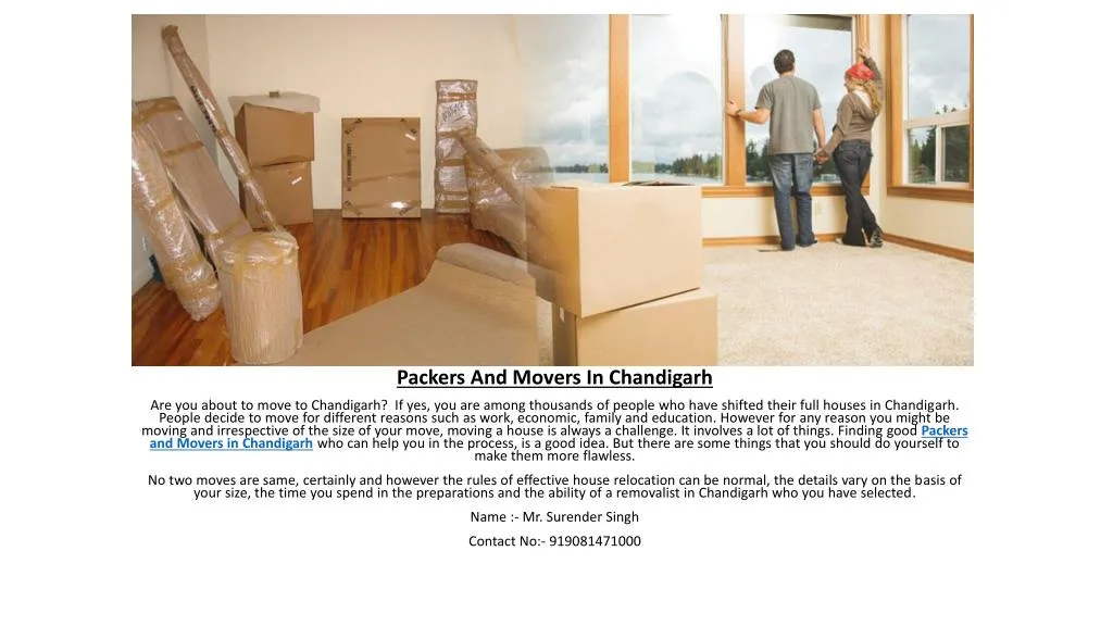 packers and movers in chandigarh are you about