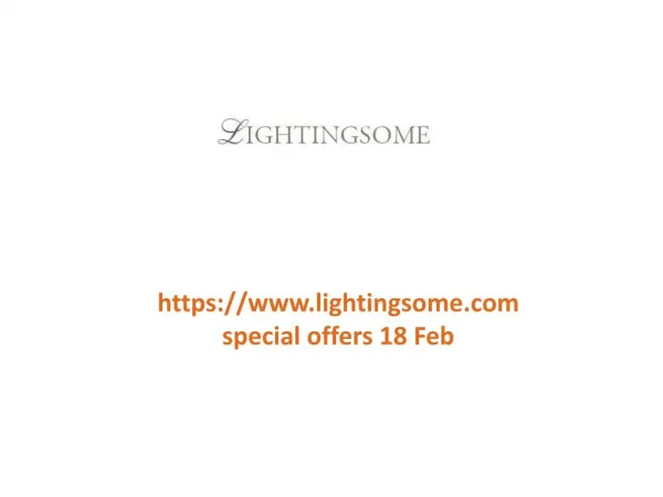 www.lightingsome.com special offers 18 Feb