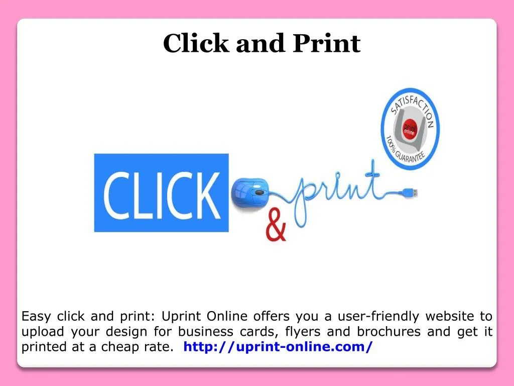 click and print