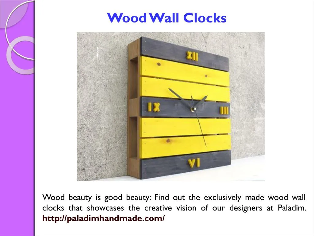 wood wall clocks