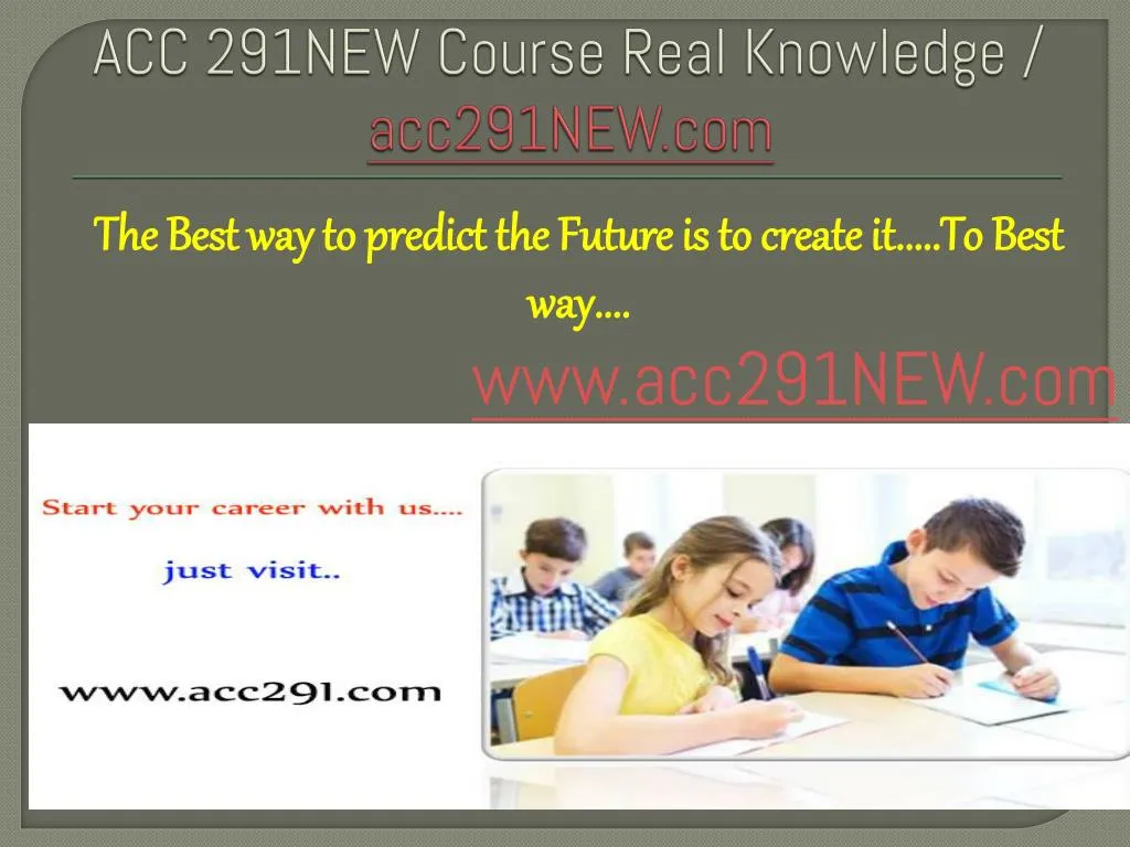 acc 291new course real knowledge acc291new com