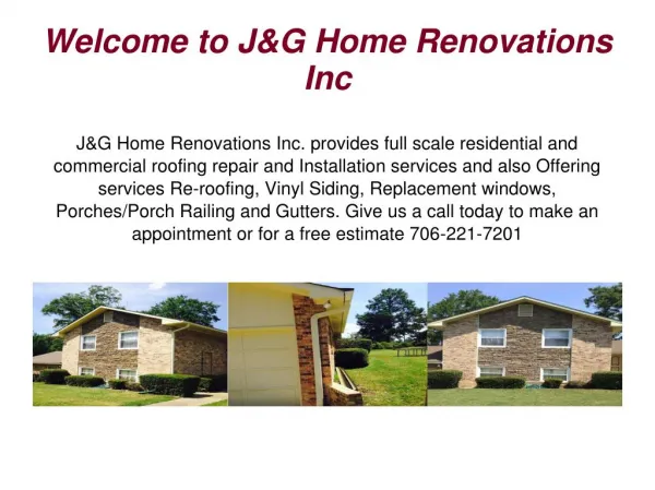 Home Renovations Inc