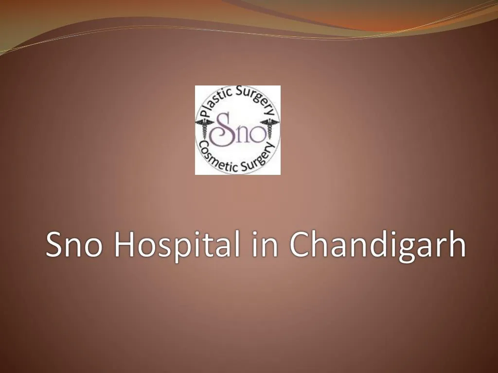 sno hospital in chandigarh