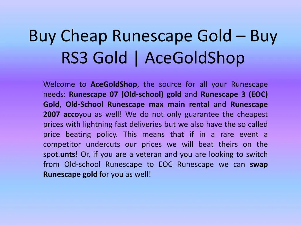 buy cheap runescape gold buy rs3 gold acegoldshop