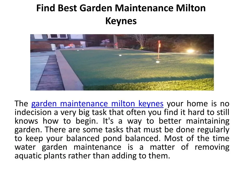 find best garden maintenance milton keynes