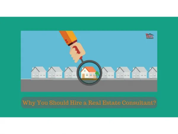 Why You Should Hire a Real Estate Consultant?
