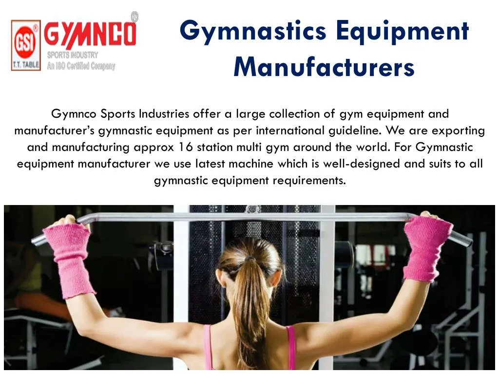 gymnastics equipment manufacturers