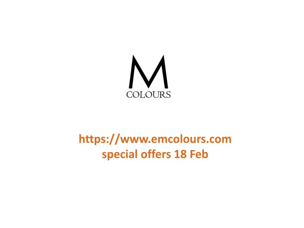 https www emcolours com special offers 18 feb