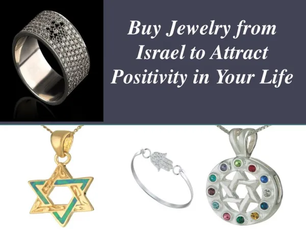 Luxurious Jewish Judaica jewelry in Israel