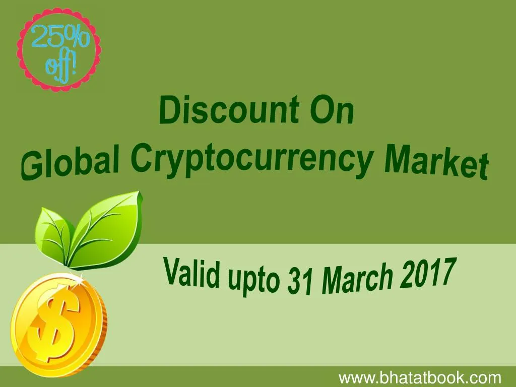 discount on global cryptocurrency market