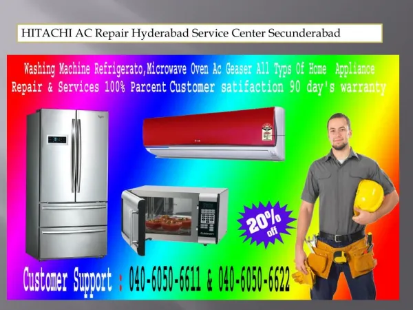 HITACHI AC Repair Hyderabad Service Center Secunderabad