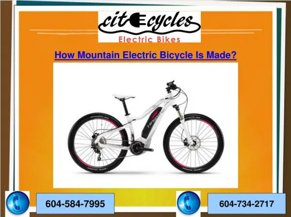 How Mountain Electric Bicycle Is Made?