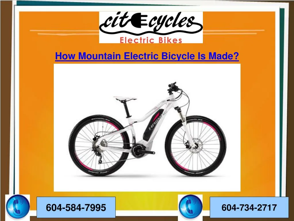 how mountain electric bicycle is made