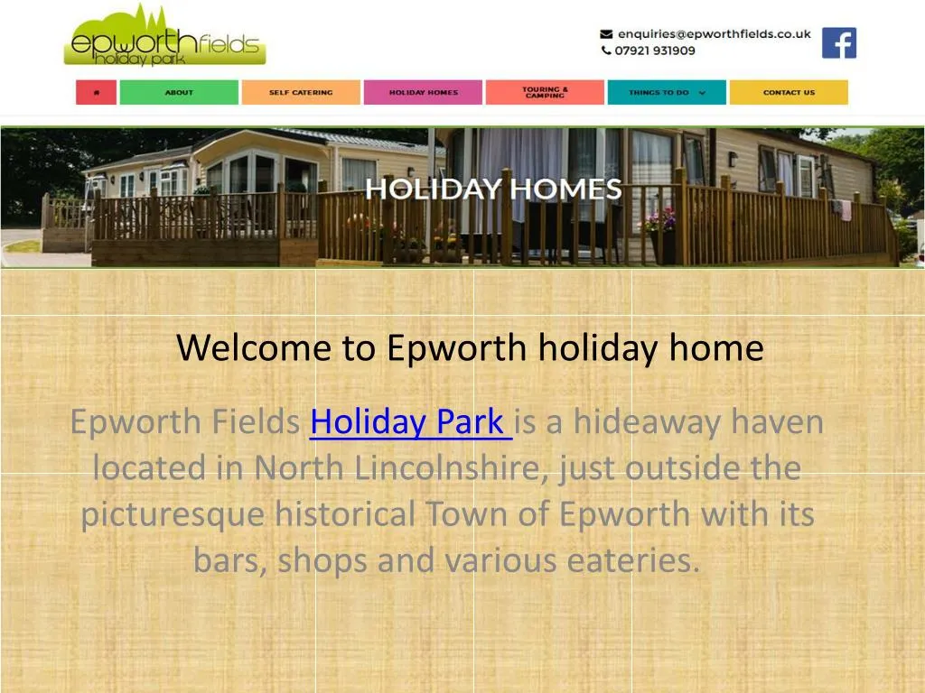 welcome to epworth holiday home
