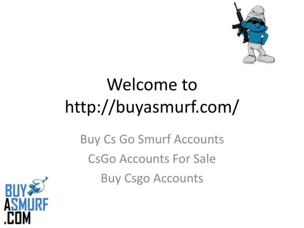 Buy Cs Go Smurf Accounts
