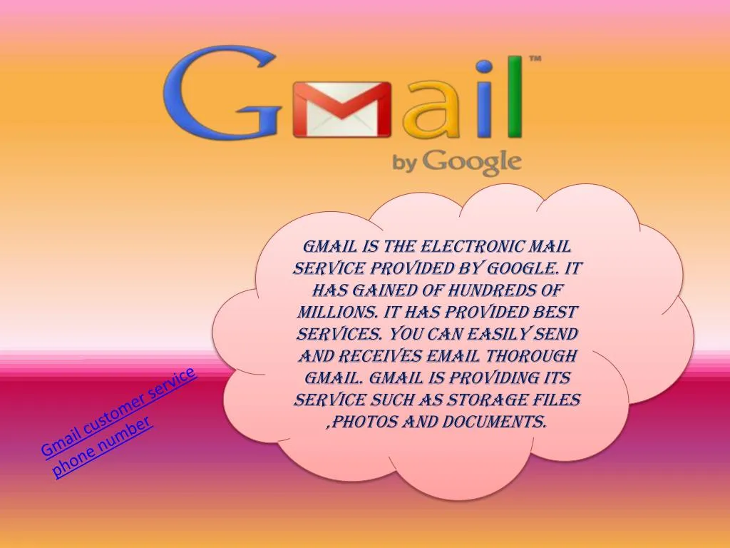 gmail is the electronic mail service provided