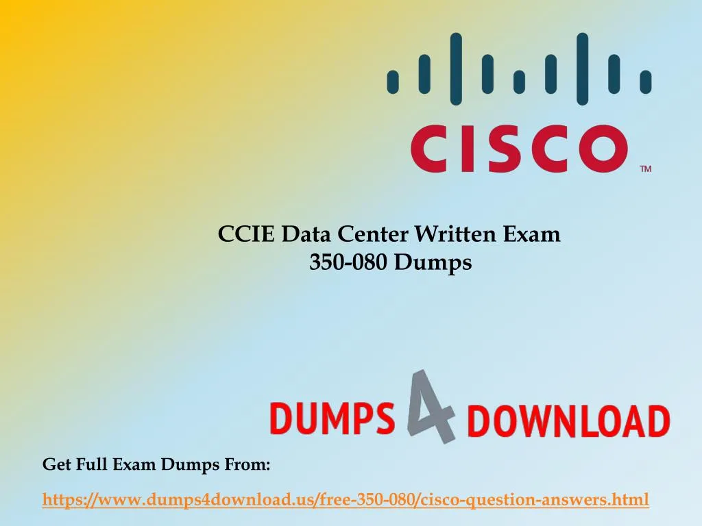 ccie data center written exam 350 080 dumps