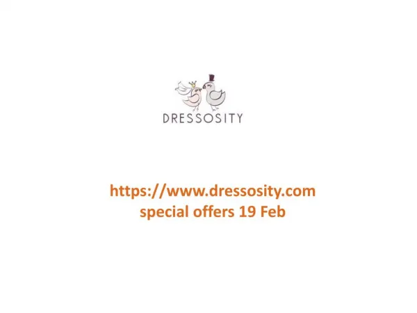 www.dressosity.com special offers 19 Feb