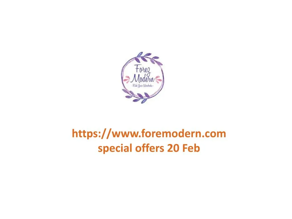 https www foremodern com special offers 20 feb