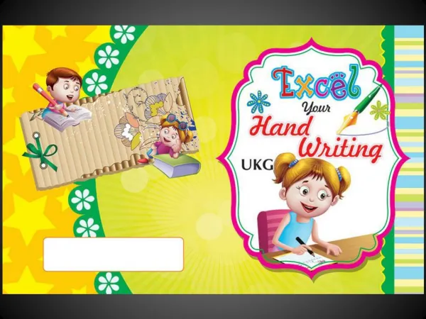 Children Writing Book for Nursery