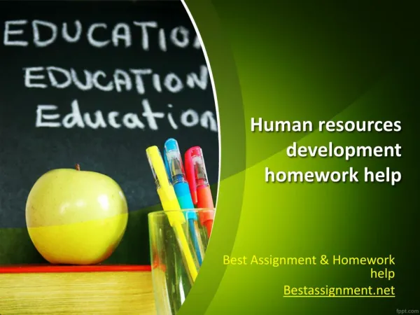 human resource homework help