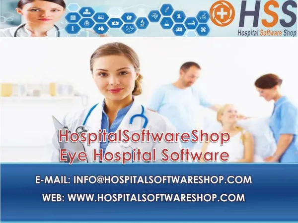 HospitalSoftwareShop - Eye Hospital Software