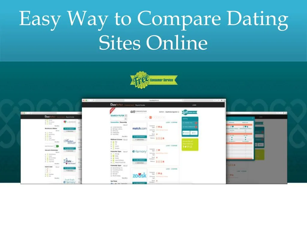easy way to compare dating sites online