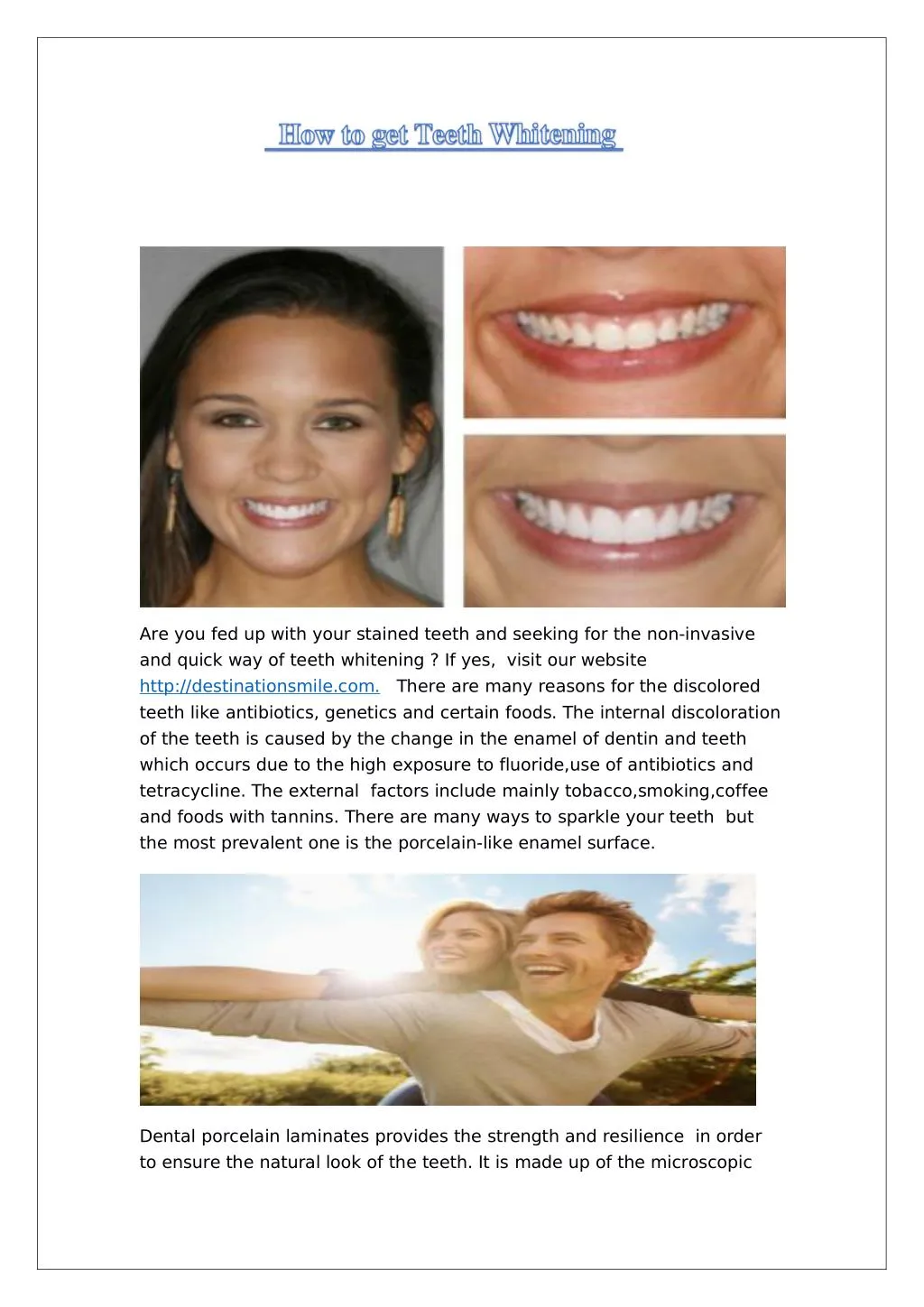 are you fed up with your stained teeth