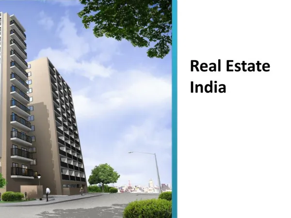 real estate in India