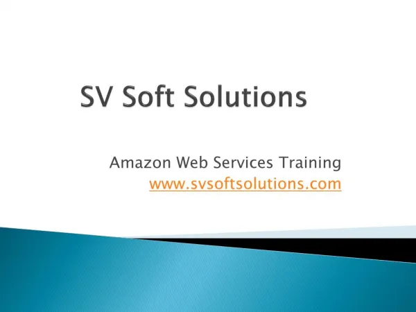Excellent AWS Training from Certified Trainers