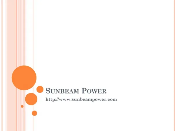Sunbeam power - Generator Dealers in Madurai
