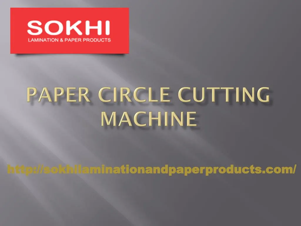 paper circle cutting machine