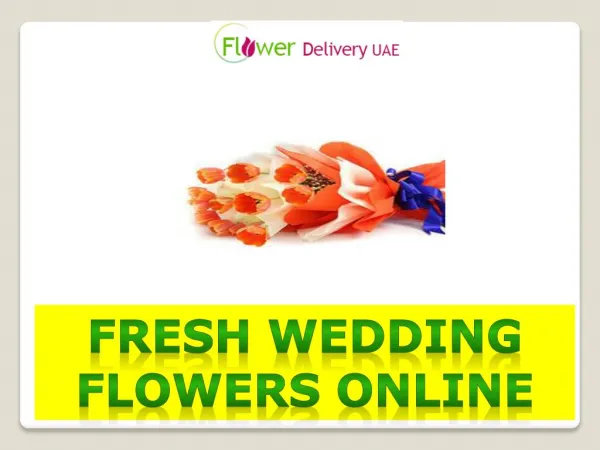 Fresh Wedding flowers Online