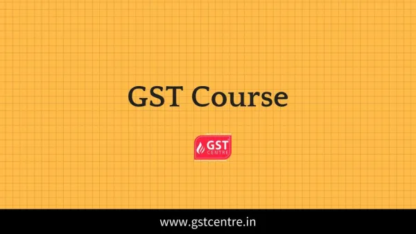 GST Course