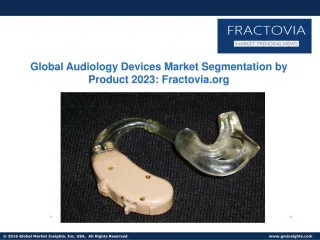 Audiology Devices Market share to grow at 5.8% CAGR from 2016 to 2023