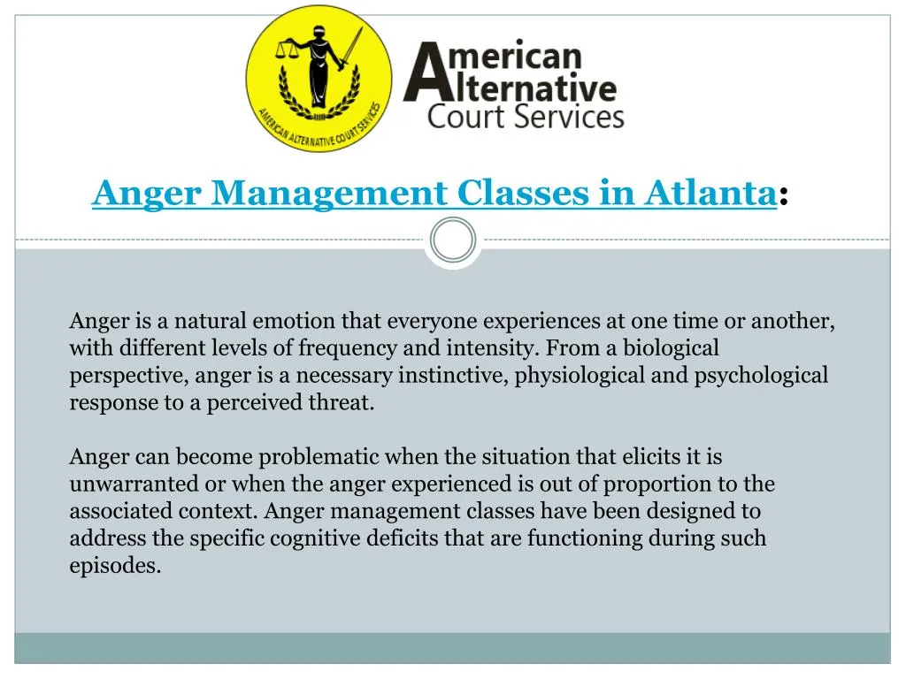 anger management classes in atlanta