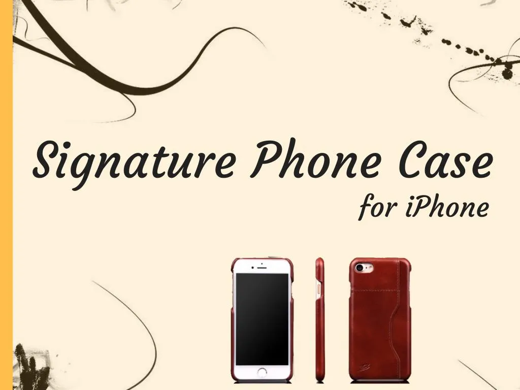 signature phone case