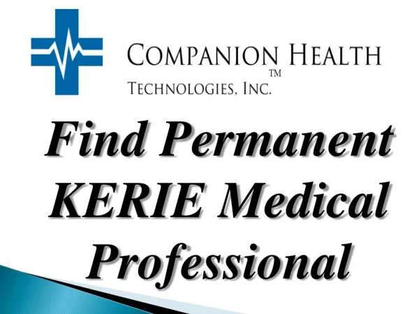 KERIE Medical Professional