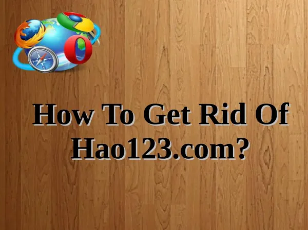 How To Get Rid Of Hao123.com?