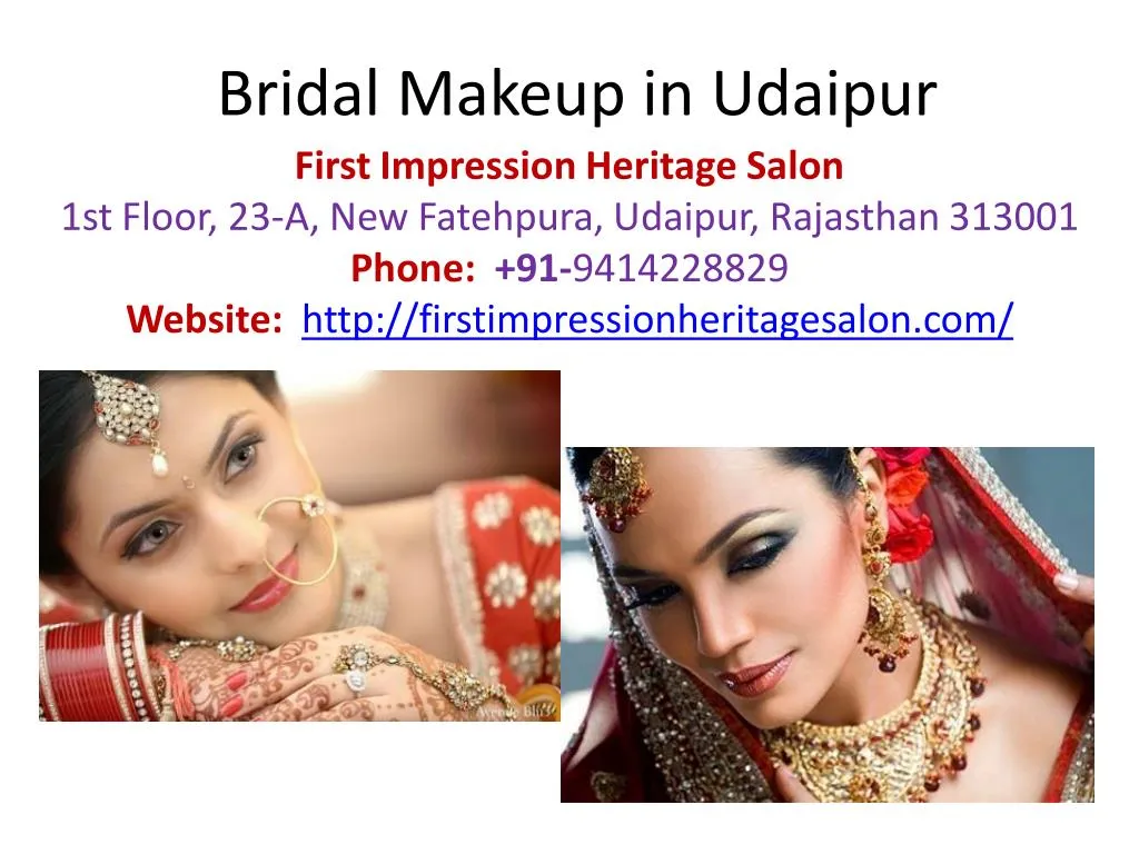 bridal makeup in udaipur first impression